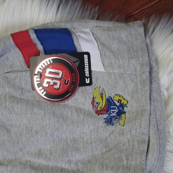 NWT KU Collegiate Shorts - Picture 3 of 8